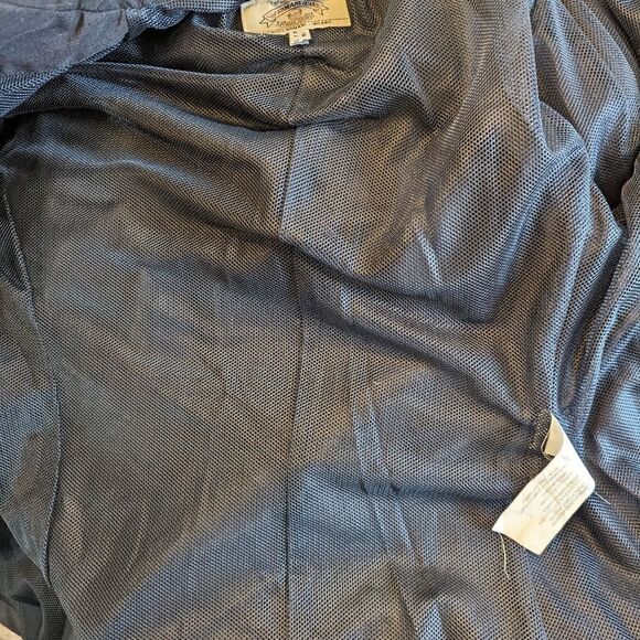 Armani Jeans Vintage Blue Gray Double Breasted Jacket - Picture 8 of 9